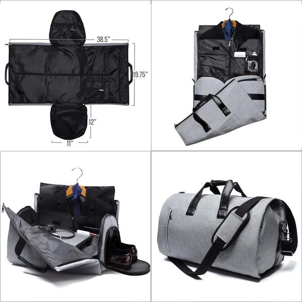 Men’s Convertible Garment Duffel Bag - ADM Design Inc